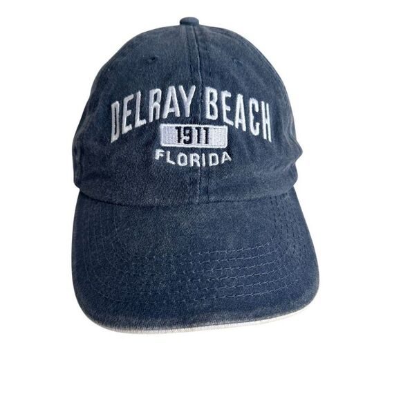 Delray Beach 1911 Florida Women’s Denim Baseball Cap Hat - Picture 5 of 8